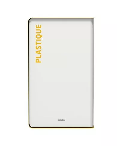 Poubelle de tri - TERACUB 90L - JAUNE PLASTIQUE - Corps Blanc - bac de tri design, mobilier de tri écologique, tri des déchets Poubelle de tri - TERACUB 90L - JAUNE PLASTIQUE - Corps Blanc - bac de tri design, mobilier de tri écologique, tri des déchets
