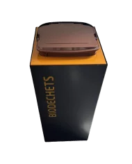 Poubelle de tri - design TERAFLEX 2x10L - BIODECHETS - Marquage sérigraphie - Pour TERABIOSSO 10 L - station de tri moderne,