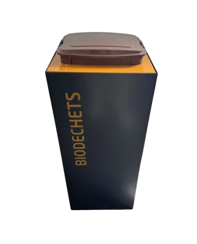 Poubelle de tri - design TERAFLEX 2x10L - BIODECHETS - Marquage sérigraphie - Pour TERABIOSSO 10 L - conteneur de recyclage, Poubelle de tri - design TERAFLEX 2x10L - BIODECHETS - Marquage sérigraphie - Pour TERABIOSSO 10 L - conteneur de recyclage,