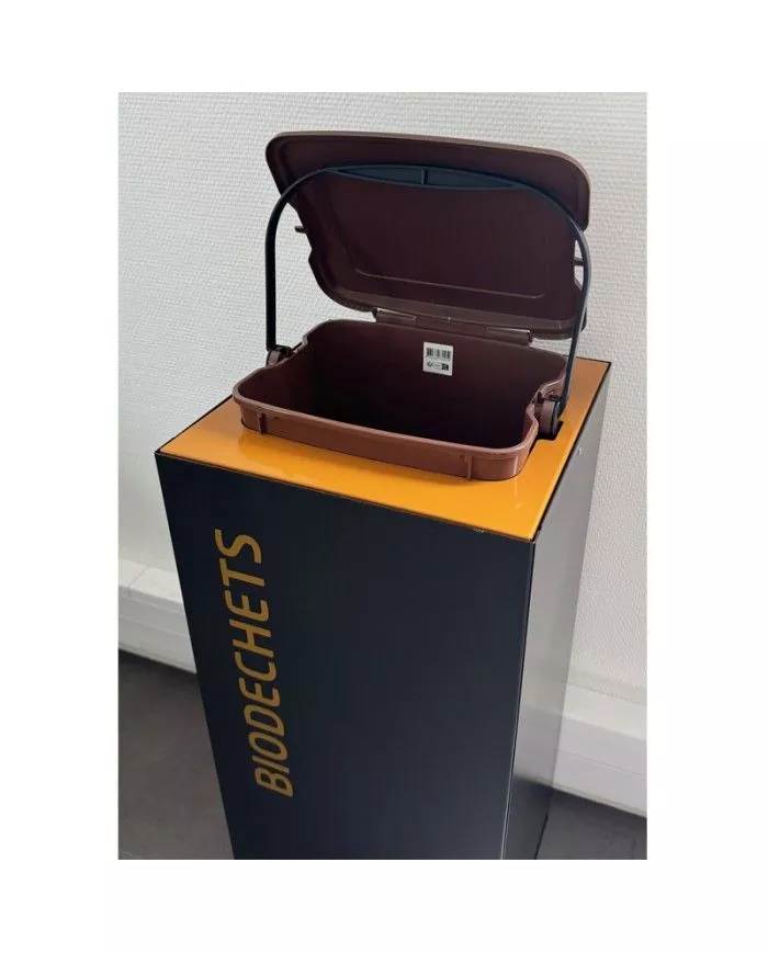 Poubelle de tri - design TERAFLEX 2x10L - BIODECHETS - Marquage sérigraphie - Pour TERABIOSSO 10 L - bac de tri design, tri des Poubelle de tri - design TERAFLEX 2x10L - BIODECHETS - Marquage sérigraphie - Pour TERABIOSSO 10 L - bac de tri design, tri des