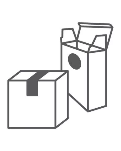 Poubelle de tri - Stickers adhésifs pour poubelle - Noir / Papiers et cartons - poubelle de tri sélectif, recyclage déchets