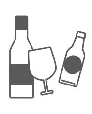 Poubelle de tri - Stickers adhésifs pour poubelle - Noir / Verres - poubelle de tri sélectif, gestion des déchets en