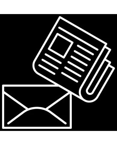 Poubelle de tri - Stickers adhésifs pour poubelle - Blanc / Papiers - corbeille recyclage bureau, bac de tri design, poubelle