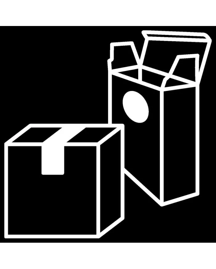 Poubelle de tri - Stickers adhésifs pour poubelle - Blanc / Papiers et cartons - poubelle compartimentée, gestion des déchets