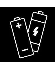 Poubelle de tri - Stickers adhésifs pour poubelle - Blanc / Piles - conteneur de recyclage, meuble de tri durable, gestion des Poubelle de tri - Stickers adhésifs pour poubelle - Blanc / Piles - conteneur de recyclage, meuble de tri durable, gestion des