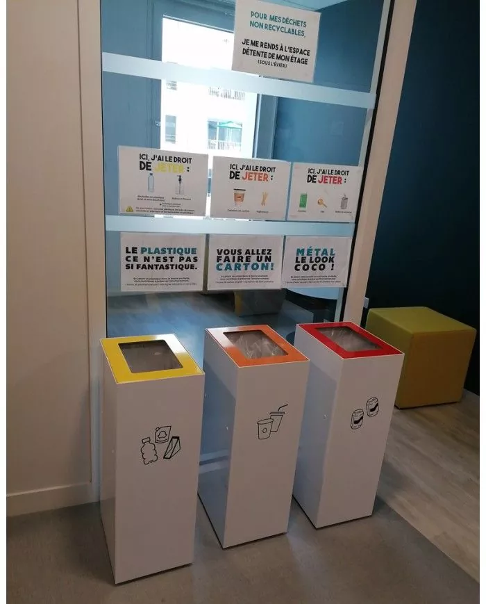 Poubelle de tri - Stickers adhésifs pour poubelle - Noir / Piles - mobilier de tri écologique, tri des déchets professionnels, Poubelle de tri - Stickers adhésifs pour poubelle - Noir / Piles - mobilier de tri écologique, tri des déchets professionnels,