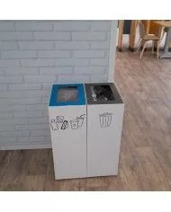 Poubelle de tri - Stickers adhésifs pour poubelle - Noir / Piles - solution tri sélectif, gestion des déchets en entreprise, Poubelle de tri - Stickers adhésifs pour poubelle - Noir / Piles - solution tri sélectif, gestion des déchets en entreprise,