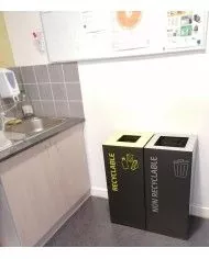 Poubelle de tri - Stickers adhésifs pour poubelle - Gris / Autres déchets - meuble de tri durable, tri des déchets