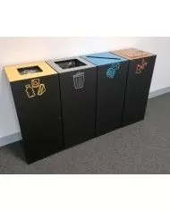 Poubelle de tri - Stickers adhésifs pour poubelle - Gris / Autres déchets - meuble de tri durable, gestion des déchets en