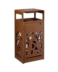 Poubelle de tri - TERABEL 2 x 60 L - Corten Mat - Extérieur - solution tri sélectif, recyclage déchets triés, mobilier de tri Poubelle de tri - TERABEL 2 x 60 L - Corten Mat - Extérieur - solution tri sélectif, recyclage déchets triés, mobilier de tri