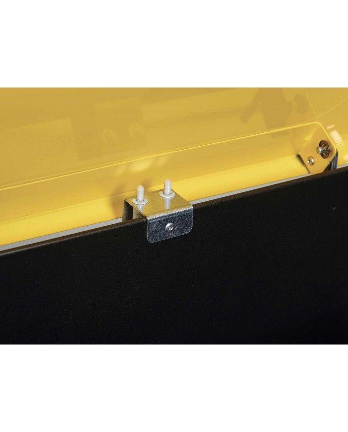 Poubelle de tri - TERAMEDA 110L- JAUNE EMBALLAGES - Corps Gris Manganèse - station de tri moderne, poubelle compartimentée,