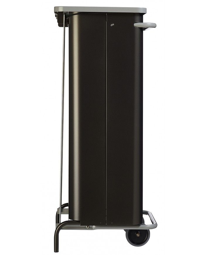 Poubelle de tri - TERAMEDA 110L - GRIS AUTRES DECHETS - Corps Gris Manganèse - conteneur de recyclage, station de tri moderne,