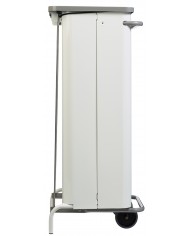 Poubelle de tri - TERAMEDA 110L - GRIS AUTRES DECHETS - Corps Blanc - bac de tri design, meuble de tri durable, corbeille