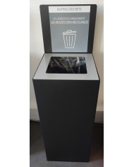 Poubelle de tri - Plaque signalétique pour poubelle TERAFLEX avec lot d'aimants - conteneur de recyclage, recyclage déchets