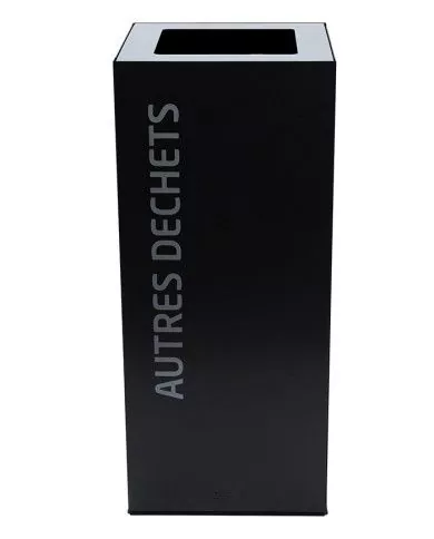 Poubelle de tri - design TERAFLEX 40L - GRIS AUTRES DECHETS - Corps Gris Manganèse Marquage sérigraphie - poubelle de tri Poubelle de tri - design TERAFLEX 40L - GRIS AUTRES DECHETS - Corps Gris Manganèse Marquage sérigraphie - poubelle de tri