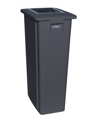 Poubelle de tri - de  TERBAX 80L - recyclage déchets triés, gestion des déchets en entreprise, corbeille recyclage bureau