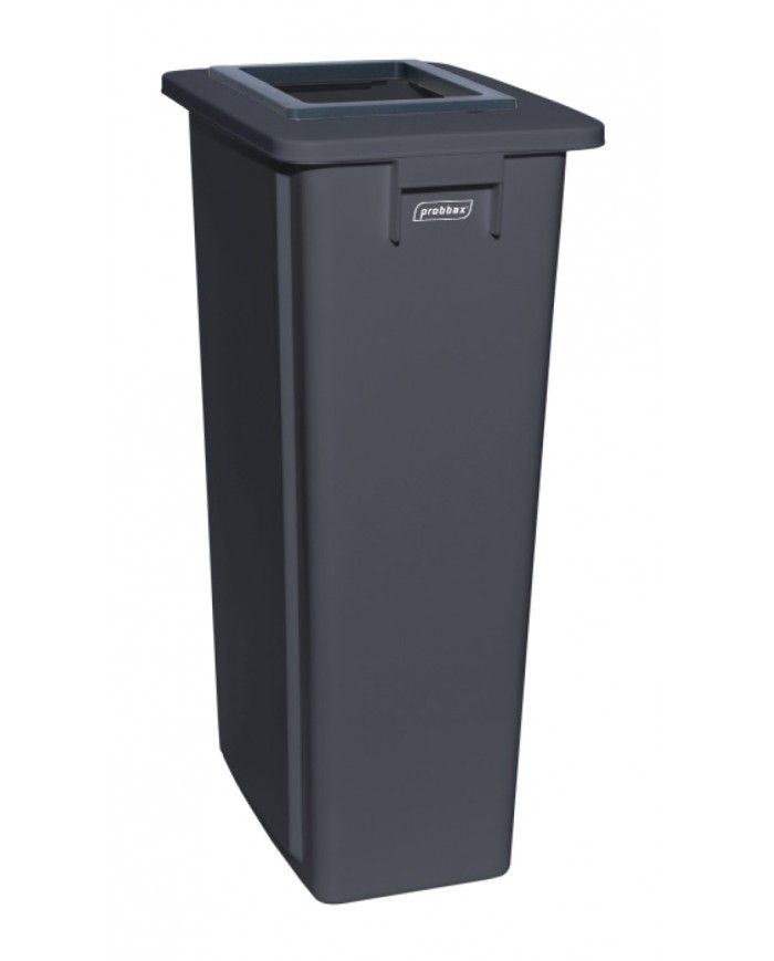 Poubelle de tri - de  TERBAX 80L - recyclage déchets triés, gestion des déchets en entreprise, corbeille recyclage bureau