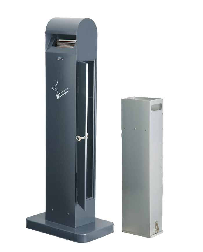 Poubelle de tri - Cendrier poubelle sur pied TERAMEG 3750 - mobilier de tri écologique, poubelle de tri sélectif, bac de tri Poubelle de tri - Cendrier poubelle sur pied TERAMEG 3750 - mobilier de tri écologique, poubelle de tri sélectif, bac de tri