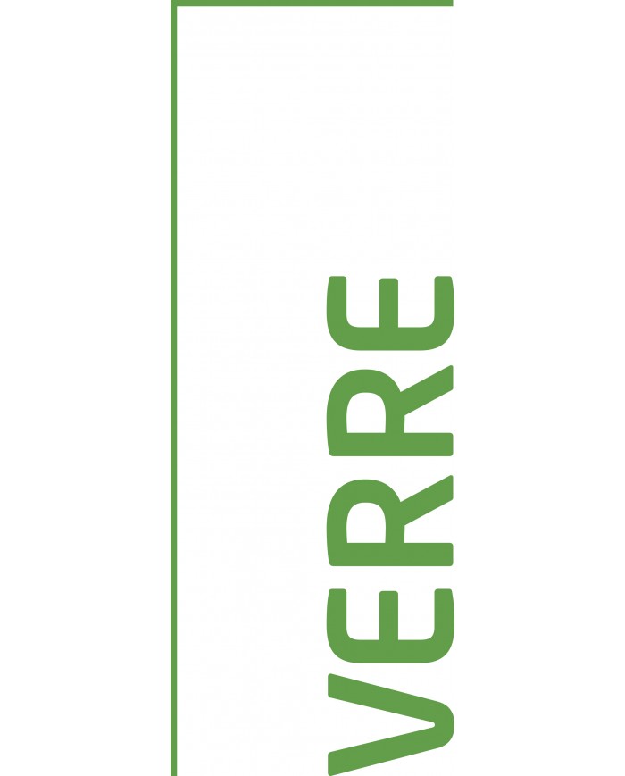 copy of Autocollant poubelle tri sélectif - Rouge / Métal Terface - 7