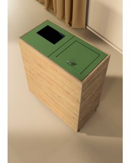 Corbeille tri sélectif TERAPICK - WOOD Corbeille tri sélectif TERAPICK - WOOD