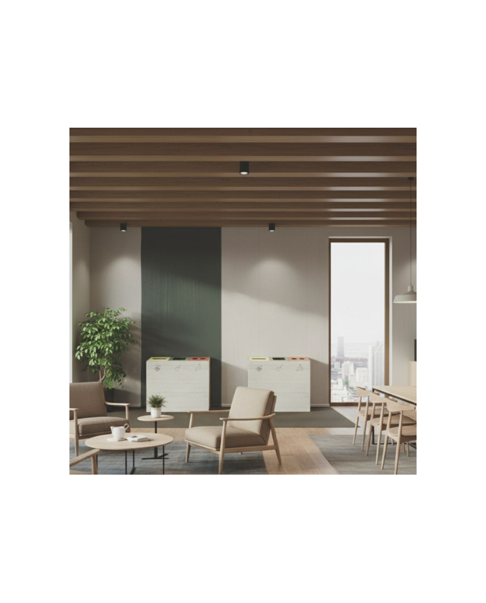 Corbeille tri sélectif TERAPICK - WOOD Corbeille tri sélectif TERAPICK - WOOD