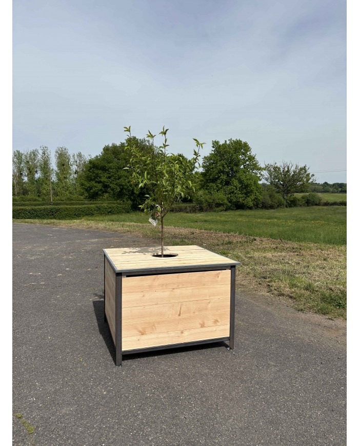 Vue latérale du composteur Arbocycle biodéchets pour tri écologique