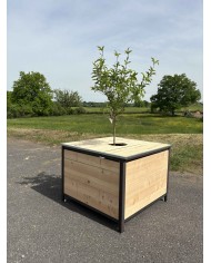 Composteur Arbocycle prêt à recevoir des biodéchets organiques