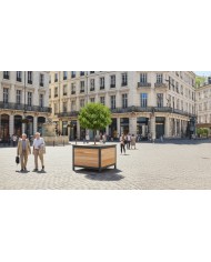 Composteur Arbocycle biodéchets en acier robuste pour espaces publics