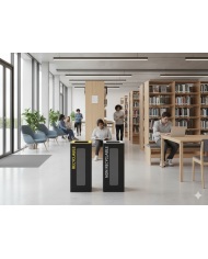 Poubelle tri sélectif TERAFLEX VIGIPIRATE 65L - Corps Gris Manganèse