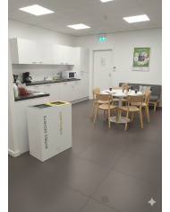 Poubelle de tri 2 bacs TERABIFLEX