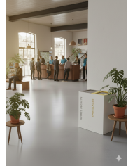 Poubelle professionnelle de tri sélectif TERABIFLEX 2 bacs