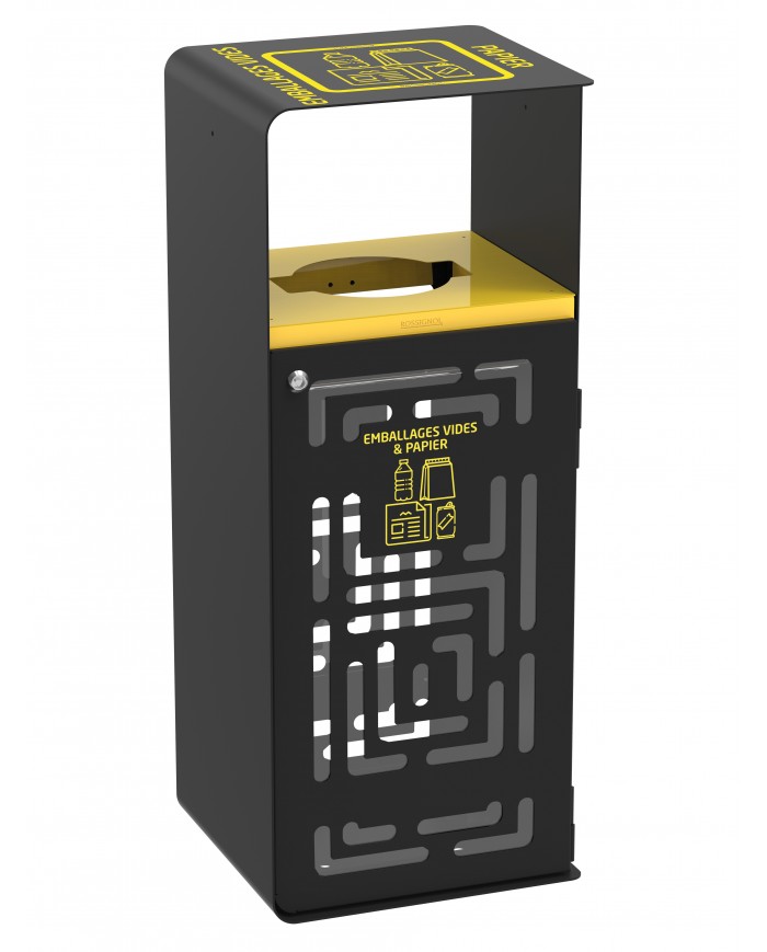 Poubelle tri sélectif TERAart - Extérieur Rossignol - 3