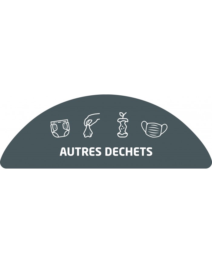 Poubelle tri sélectif TERALIP 2 x 60 L - Avec Totem - Vert Mousse - Extérieur
