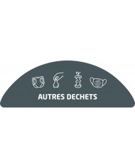 Poubelle tri sélectif TERALIP 2 x 60 L - Avec Totem - Vert Mousse - Extérieur