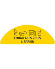 Poubelle tri sélectif TERALIP 2 x 60 L - Avec Totem - Vert Olive - Extérieur