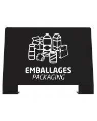 Poubelle tri sélectif TERASELF pour restauration en collectivité