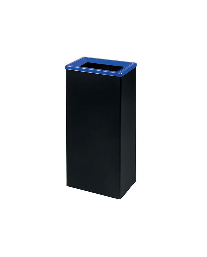 Corbeille de tri sélectif en acier 42L