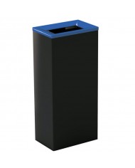 Corbeille tri sélectif en acier 60L