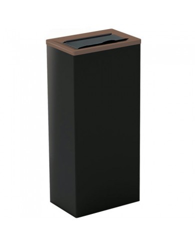 Corbeille de tri sélectif en acier 60L - BIODECHETS