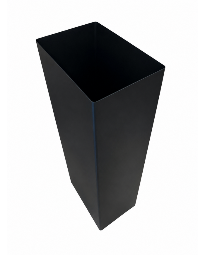 Corbeille de tri sélectif en acier 42L