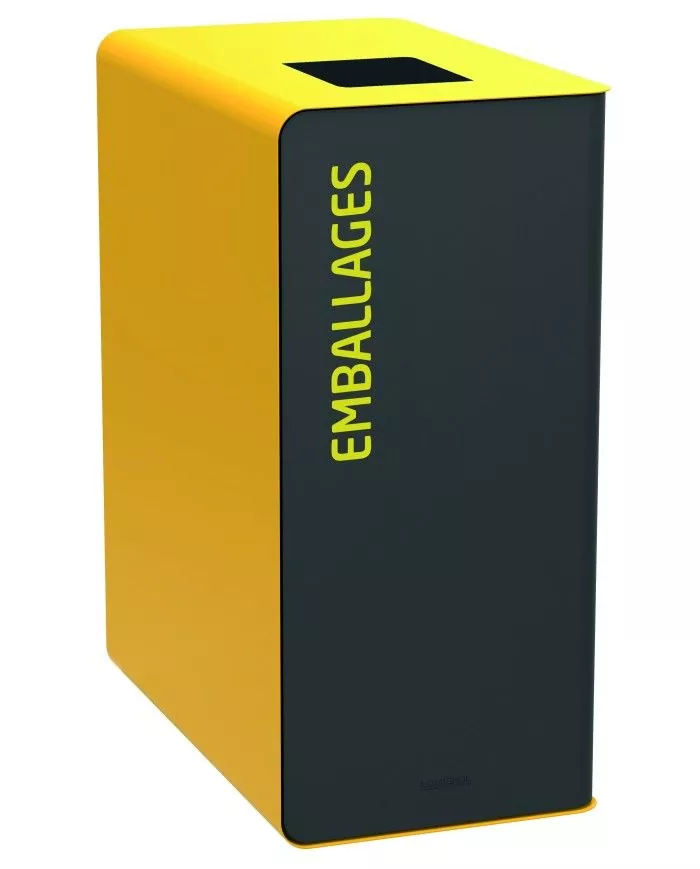 Poubelle compact et pratique pour environnements professionnels