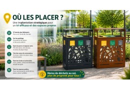 Où installer une poubelle extérieure ? Guide pour choisir le meilleur emplacement