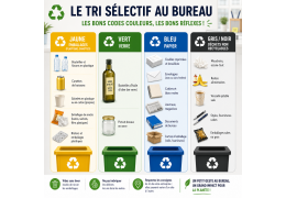 Connaître les codes couleurs pour bien trier au bureau : le guide complet
