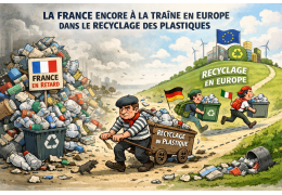 Recyclage des plastiques : la France sous les 30 %, loin derrière l’Europe