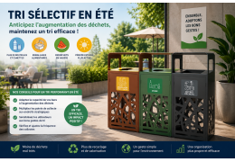 Tri sélectif en été : comment gérer l'augmentation des déchets dans les bureaux et espaces collectifs ?